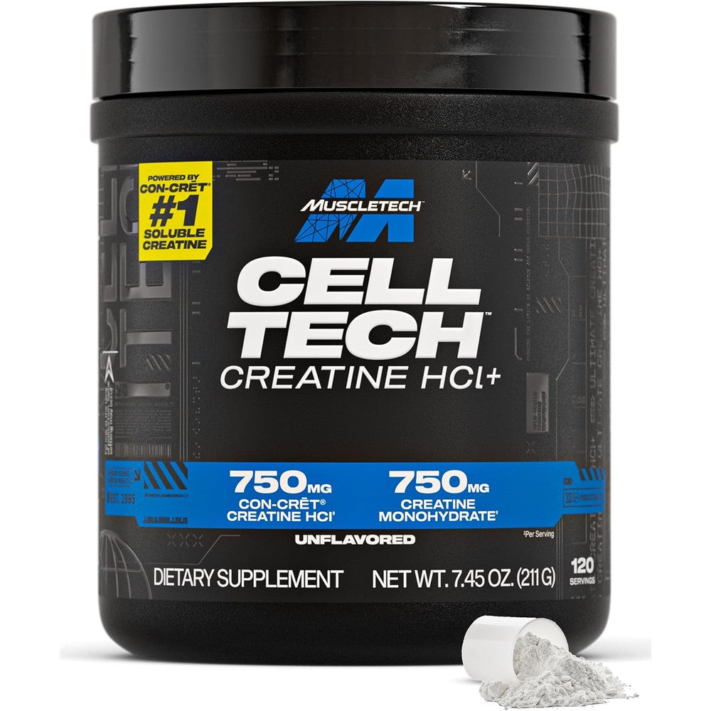 MuscleTech Cell-Tech Creactor Creatine Hydrochloride Powder front view