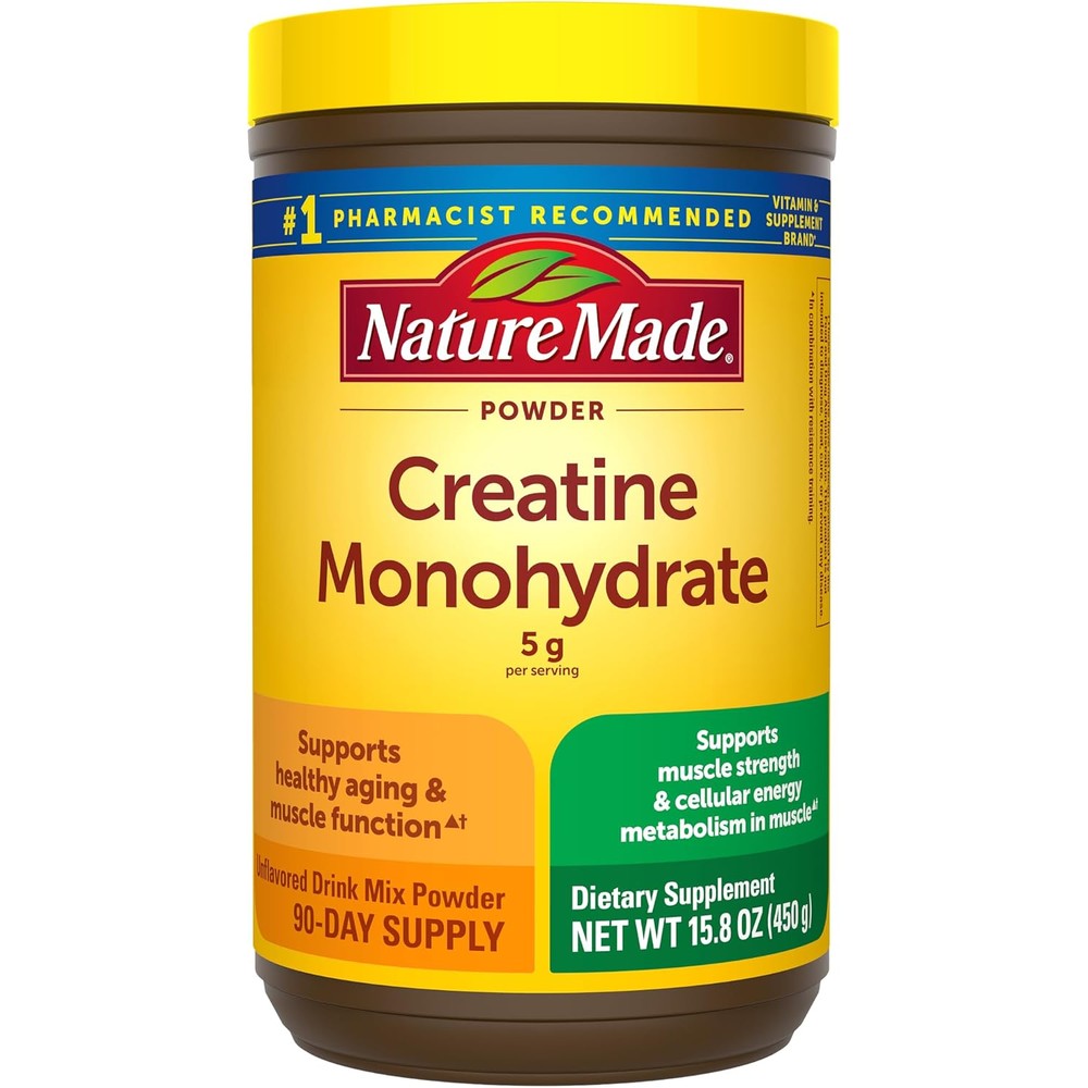 Nature Made Micronized Creatine Monohydrate Powder front view