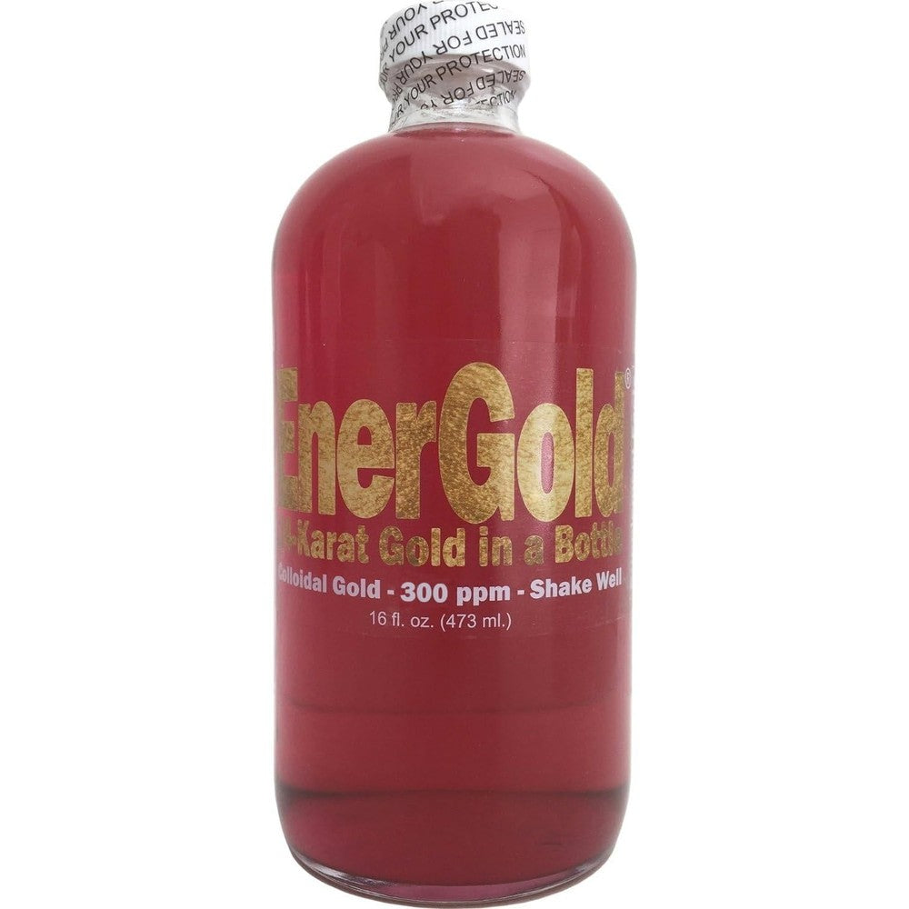 EnerGold 300 Parts Per Million Ruby Red Colloidal Gold Front View