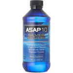 American Biotech Labs ASAP 10 Silver Solution front view bottle for daily immune system support