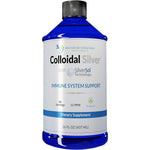 Doctor Recommended Colloidal Silver Liquid front view bottle for immune support supplement