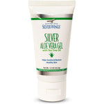 Natural Path Silver Wings Silver Aloe Vera Gel front view of 1.5 ounce tube packaging