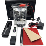 Chris Colloidal Silver Generator Kit front view showing power adapter and silver wires