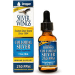Natural Path Silver Wings Colloidal Silver Liquid front view bottle for immune support