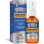 Sovereign Silver Bio Active Silver Hydrosol fine mist spray bottle front view for premium immune support