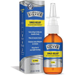 Sovereign Silver Natural Nasal Spray 2 fluid ounces front view bottle for sinus congestion relief