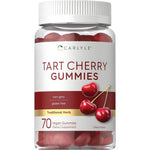 Carlyle Tart Cherry Gummies 70 Count front bottle view