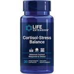 Life Extension Cortisol Stress Balance 30 Vegetarian Capsules front view for stress management