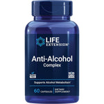 Life Extension Anti-Alcohol Complex bottle front view for liver health