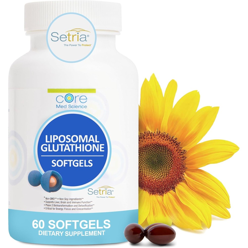 Core Med Science Liposomal Glutathione 500mg bottle front view