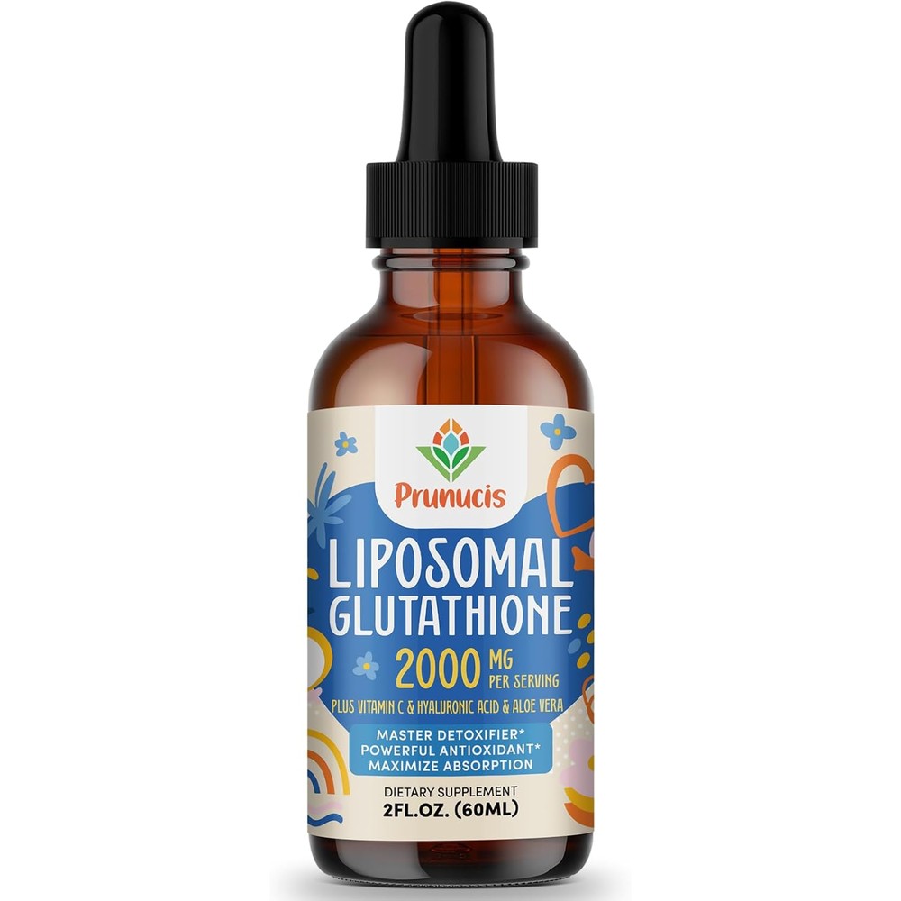Prunucis Liposomal Glutathione Liquid 2000mg front view bottle