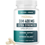 SMNutrition Extra Strength DIM 400mg supplement front of bottle