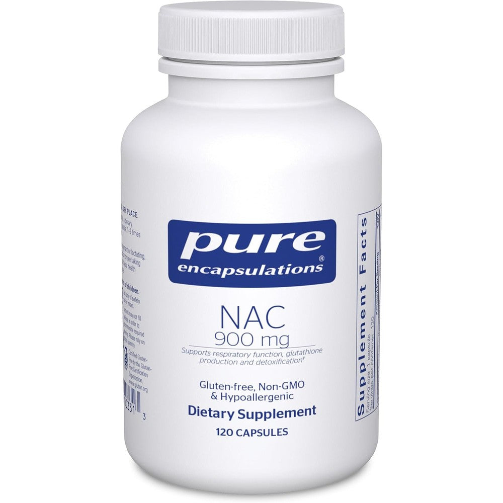 Pure Encapsulations NAC 900 mg bottle front view