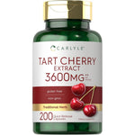 Carlyle Tart Cherry Extract Capsules 200 count front bottle view