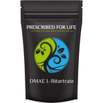 Prescribed For Life DMAE L-Bitartrate Powder 12 Ounce front view black resealable pouch