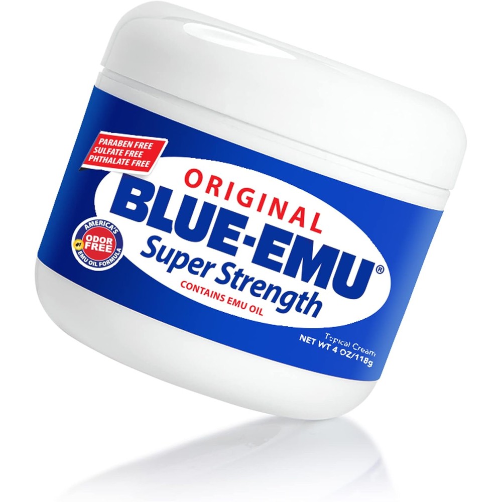 Blue-Emu Original Super Strength Cream front view jar packaging