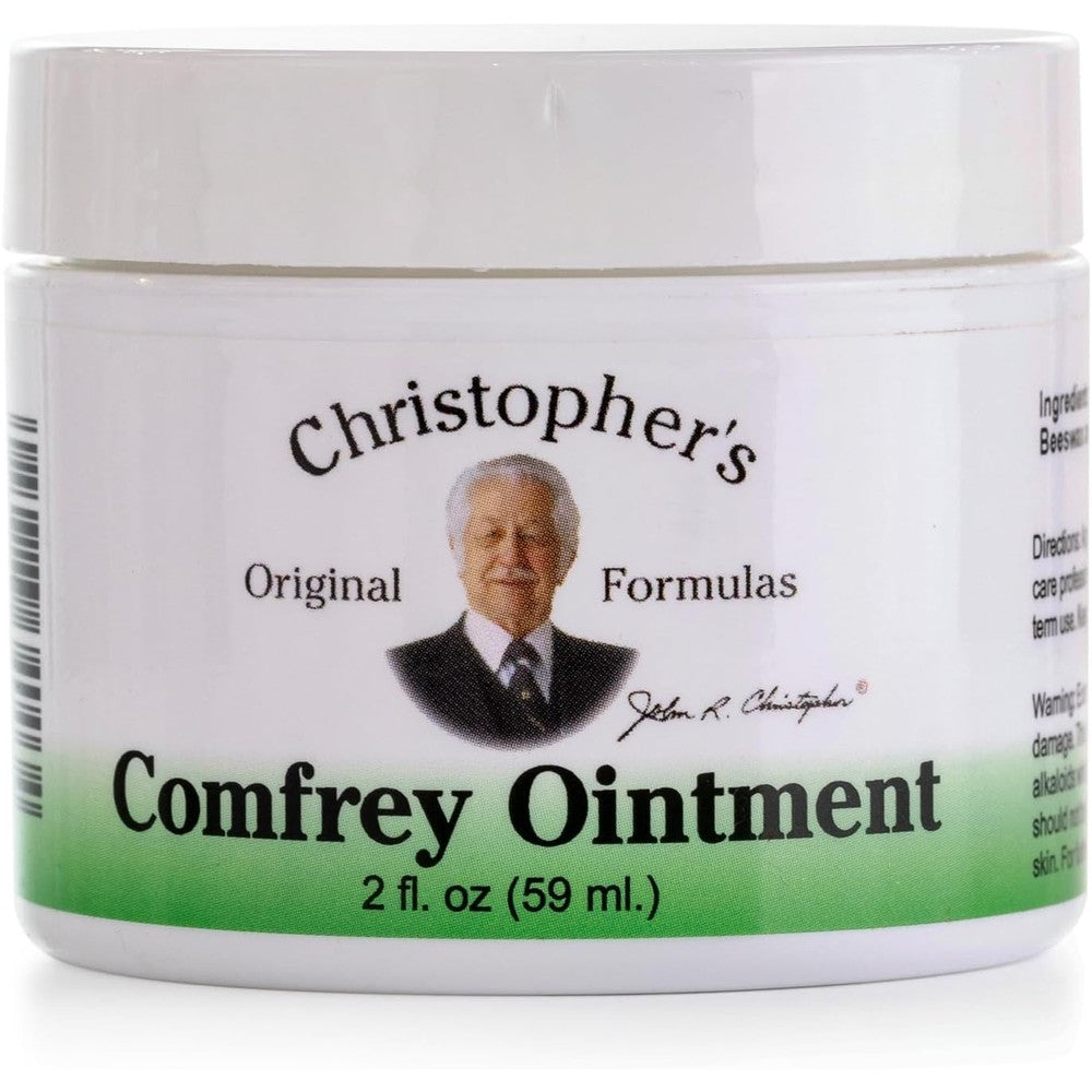 Christopher's Original Formulas Comfrey Ointment front view jar