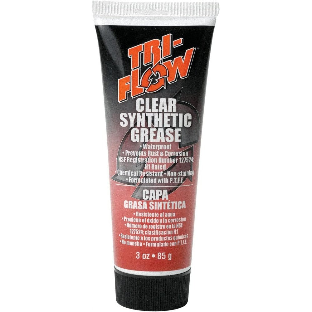 Tri-Flow TF23004 Clear Synthetic Grease 3 Ounce Tube front view