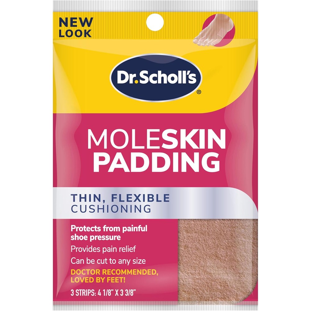Dr. Scholl's Moleskin Plus Padding Strips front view package