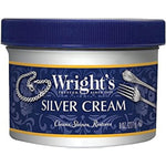 Wright's Silver Cleaner and Polish Cream 8 Ounce front view for tarnish removal.