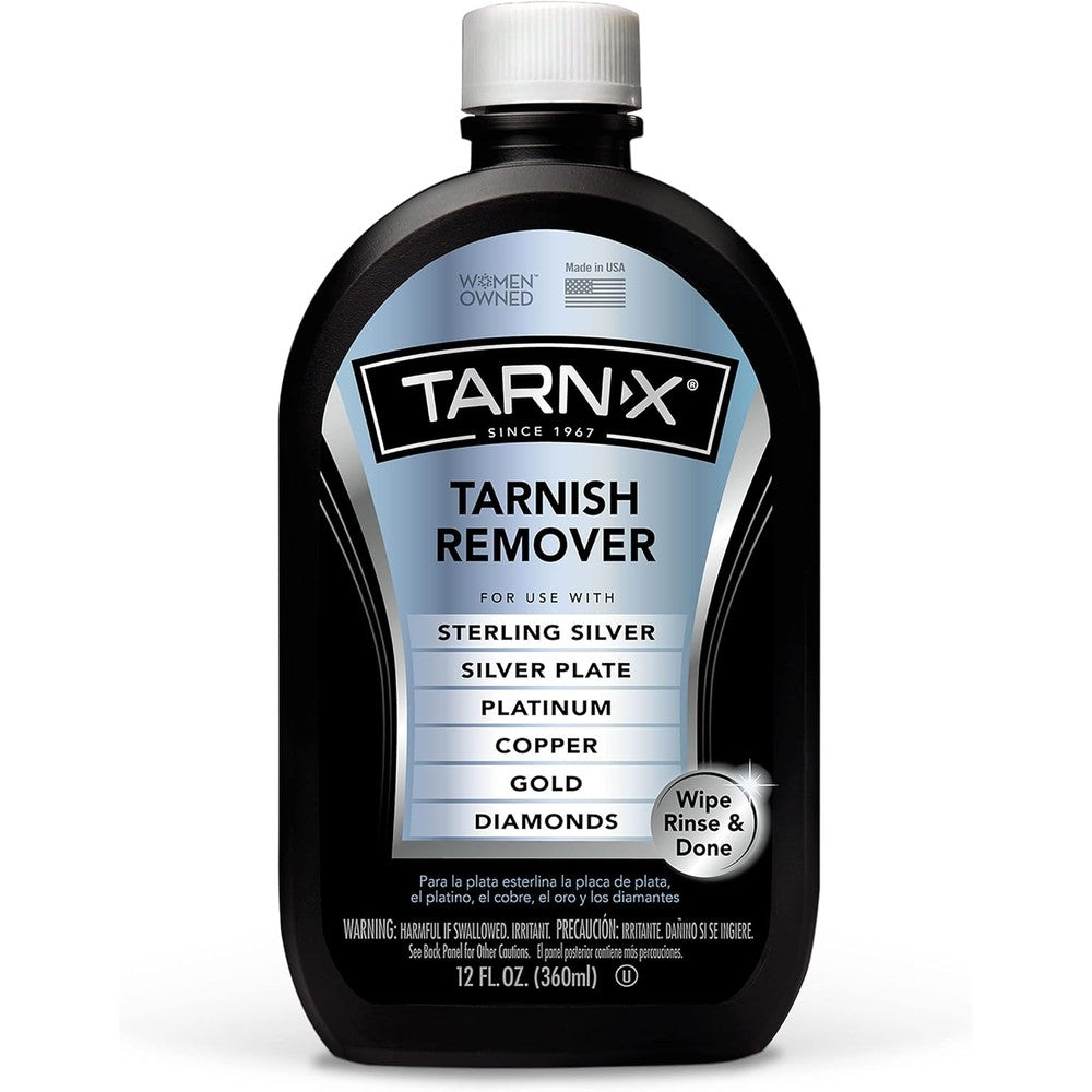 Tarn-X Tarnish Remover 12 Ounce front view for silver cleaning