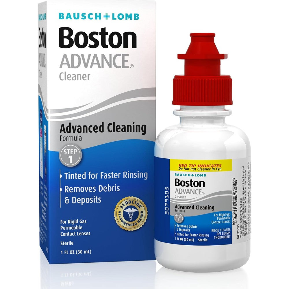 Boston Advance cleaner contact lens solution front view bottle