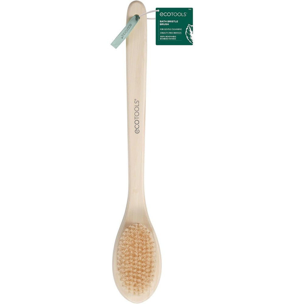 EcoTools bath bristle brush front view body scrubber