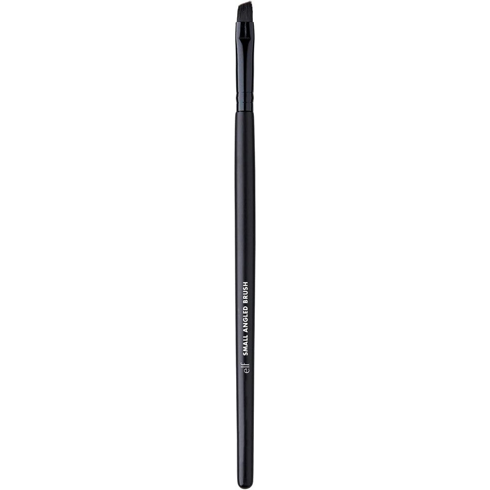 e.l.f. Small Angled Brush front view of precise synthetic bristles for sleek eyeliner look