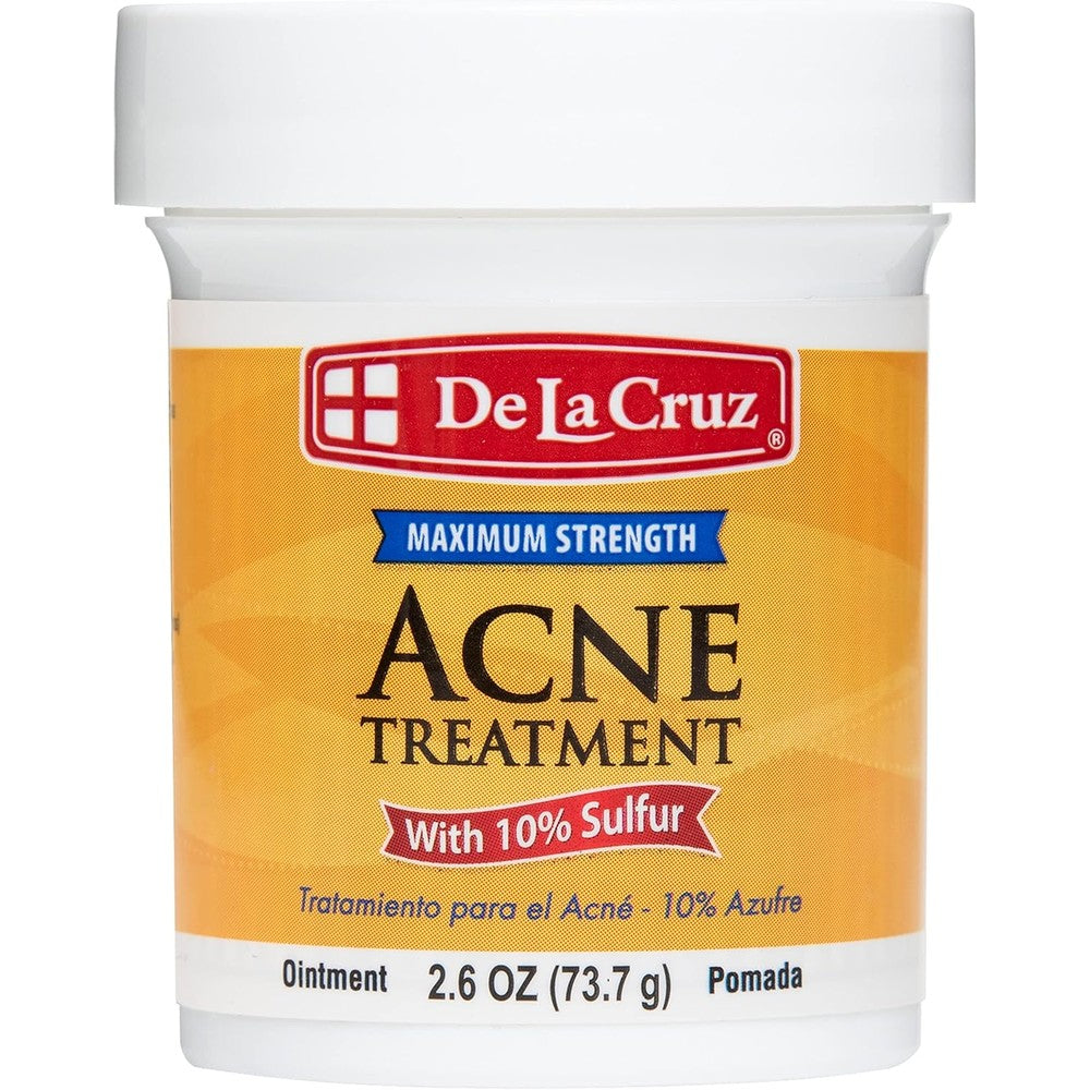 De La Cruz sulfur ointment front view container