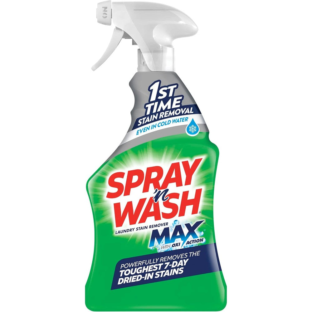 Spray 'N Wash Max Laundry Stain Remover 16 Fluid Ounce bottle front view