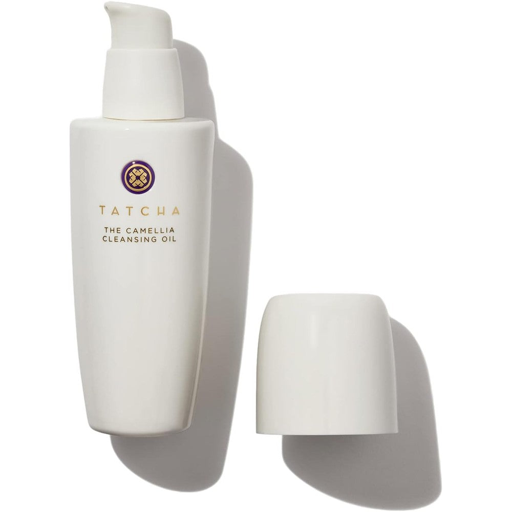 Tatcha Pure One Step Camellia Cleansing Oil front view bottle