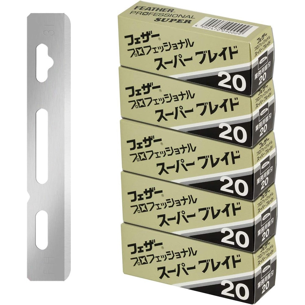Feather Artist Club ProSuper Razor Blades front view packaging