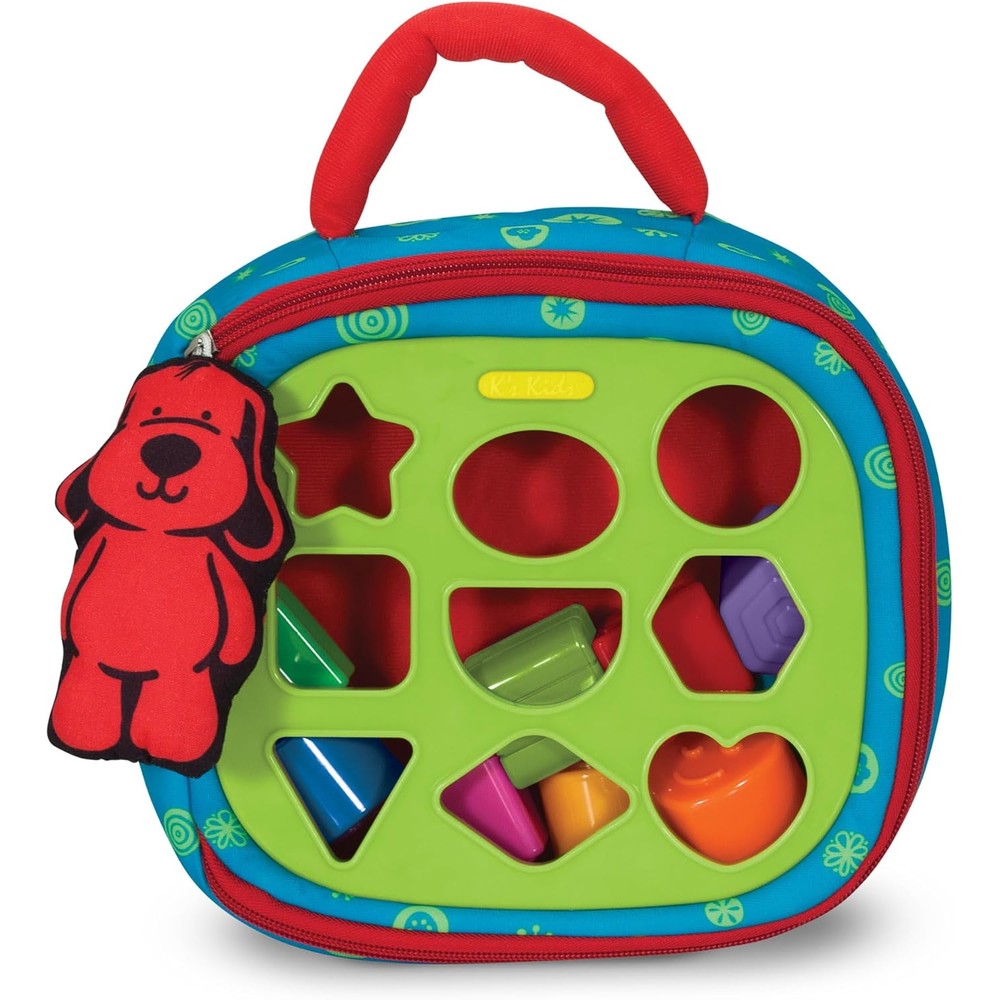 Melissa And Doug Take-Along Shape Sorter front view