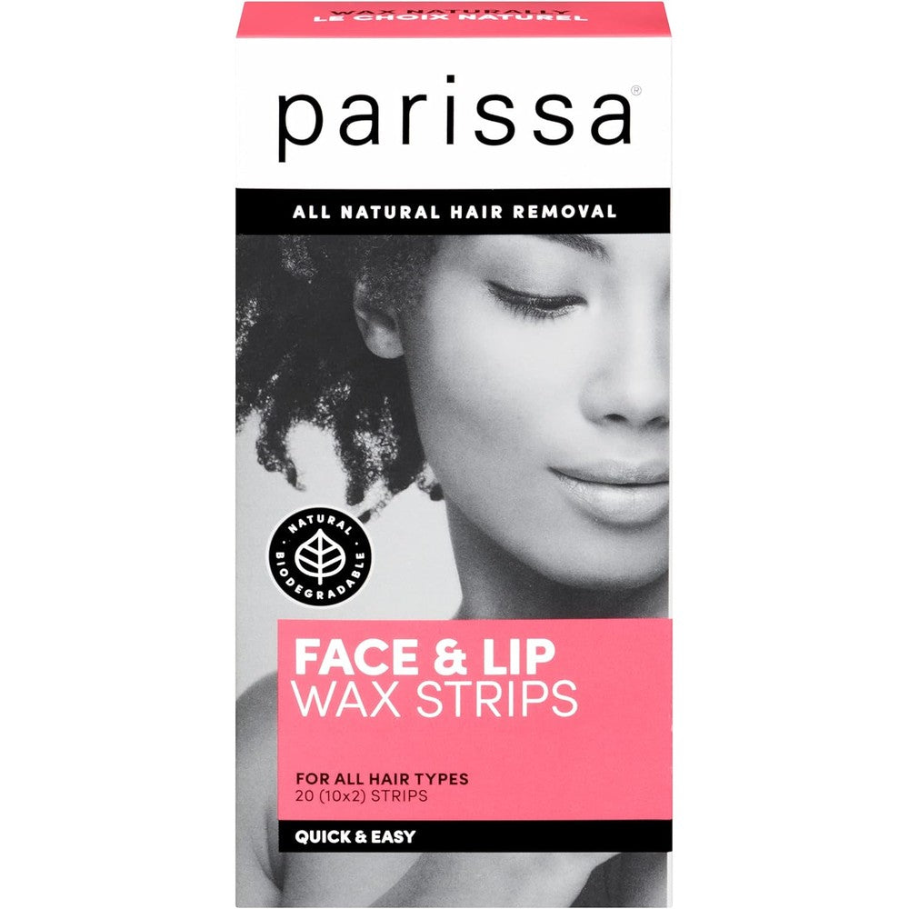 Parissa Face And Lip Wax Strips front box packaging view