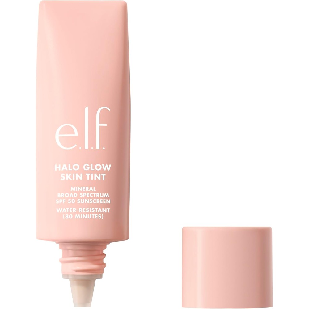e.l.f. Halo Glow Skin Tint SPF 50 4 Light Neutral front view tube