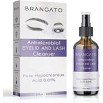 Brangato Eyelid and Lash Cleanser 60ml bottle front view for dry eye relief.