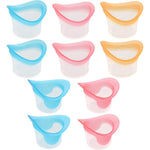 Mzario Eye Wash Cup 10 Piece Set front view for eye hygiene.