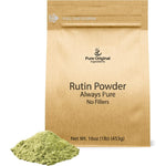 Pure Original Ingredients Rutin Powder 16 Ounce front view of packaging