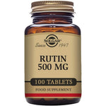 Solgar Rutin 500 mg 100 tablets front view premium antioxidant supplement bottle