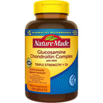 Nature Made Glucosamine Chondroitin Complex With Msm Dietary Supplement For Joint And Muscle Support, 120 Caplets, 60 Day Supply