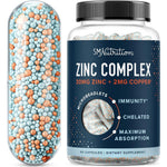 SMNutrition zinc microbeadlets with copper for daily immune system support