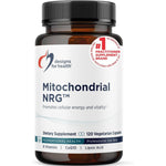 Designs for Health Mitochondrial NRG 120 capsules front bottle view for cellular energy support