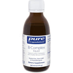 Pure Encapsulations B Complex Liquid 140 mL front view of bottle for energy metabolism
