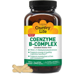 Country Life Coenzyme B Complex 240 capsules front bottle view for daily energy support.