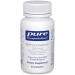 Pure Encapsulations Methylcobalamin 1000 mcg bottle front view showing authentic vitamin B12 supplement