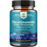 Nature's Craft Niacinamide 500mg 60 Capsules front view bottle for premium skin health supplement