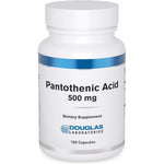 Douglas Laboratories Pantothenic Acid 500 mg front view
