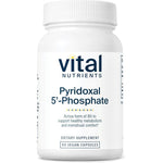 Vital Nutrients Pyridoxal 5 Phosphate front view bottle for metabolism support