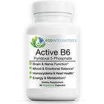 EcoIntegratives Active B6 Pyridoxal 5 Phosphate front bottle view
