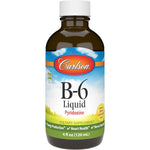 Carlson B-6 Liquid Vitamin 120 Milliliters front bottle view